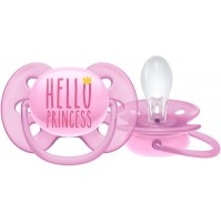 Philips Avent SCF529/01 - Ciuccio ultra morbido, 6-18 mesi, confezione singola, rosa